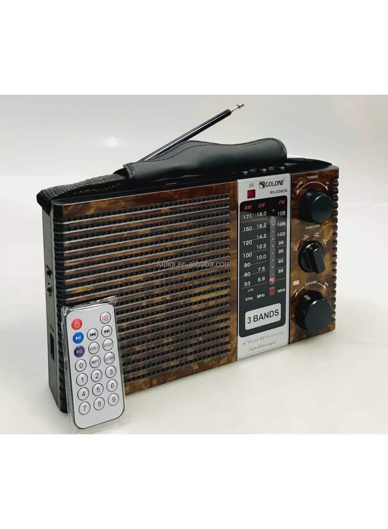 جولون Rx-2080Q راديو تناظري كبير/MP3. - Image 3